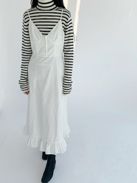 「Charles Chaton（シャルルシャトン）のアイテム（ワンピース/ドレス）」を使った、aika327さん（レディース・156cm）の秋コーディネート