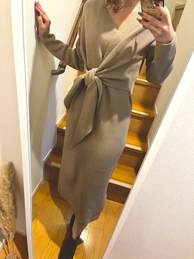 「AZUL（アズール）のアイテム」を使った、kana♡さん（レディース・165cm）の秋コーディネート