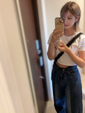 「AZUL by moussy（アズールバイマウジー）のアイテム」を使った、kana♡さん（レディース・165cm）の夏コーディネート