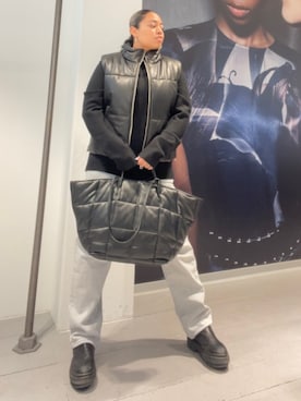 「ALLSAINTS（オールセインツ）のアイテム（その他アウター）」を使った、Vivienneさん（レディース・160cm）の冬コーディネート