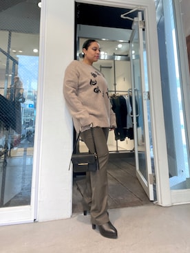 「ALLSAINTS（オールセインツ）のアイテム」を使った、Vivienneさん（レディース・160cm）の春コーディネート