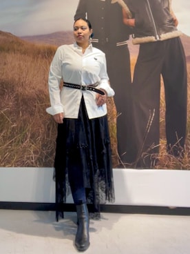 「ALLSAINTS（オールセインツ）のアイテム」を使った、Vivienneさん（レディース・160cm）の春コーディネート
