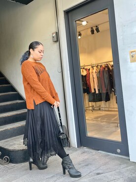 Vivienneさん（レディース・160cm）の冬コーディネート