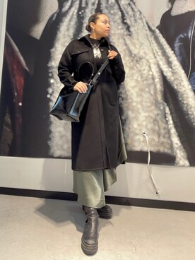 「ALLSAINTS（オールセインツ）のアイテム（その他アウター）」を使った、Vivienneさん（レディース・160cm）の冬コーディネート