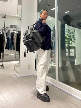 「ALLSAINTS（オールセインツ）のアイテム」を使った、Vivienneさん（レディース・160cm）の秋コーディネート