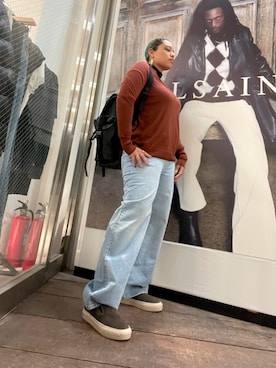 「ALLSAINTS（オールセインツ）のアイテム」を使った、Vivienneさん（レディース・160cm）の冬コーディネート