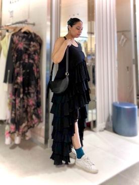 「ALLSAINTS（オールセインツ）のアイテム」を使った、Vivienneさん（レディース・160cm）の春コーディネート