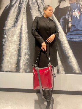 「ALLSAINTS（オールセインツ）のアイテム（ステンカラーコート）」を使った、Vivienneさん（レディース・160cm）の秋コーディネート