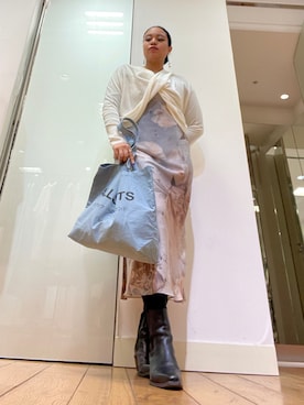 「ALLSAINTS（オールセインツ）のアイテム」を使った、Vivienneさん（レディース・160cm）の春コーディネート
