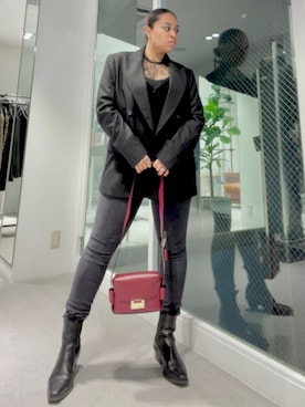 Vivienneさん（レディース・160cm）の冬コーディネート