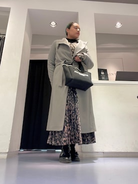 「ALLSAINTS（オールセインツ）のアイテム」を使った、Vivienneさん（レディース・160cm）の冬コーディネート