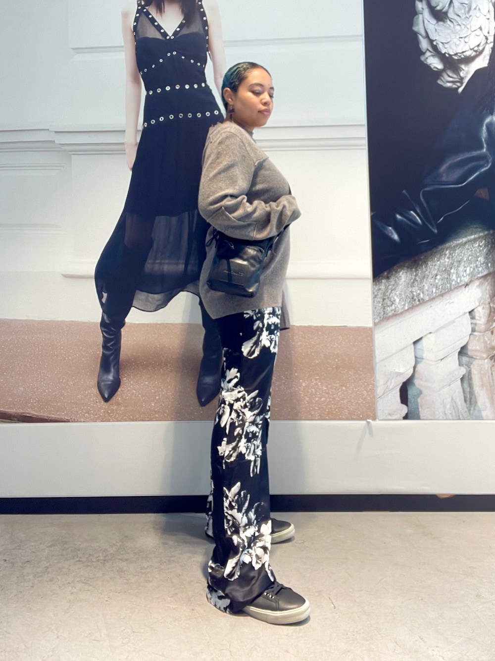 ALLSAINTS♡リネン ブレンド ワイド レッグ トラウザー ALLSAINTS♡リネン ブレンド ワイド レッグ トラウザー