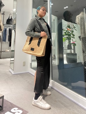 「ALLSAINTS（オールセインツ）のアイテム（その他アウター）」を使った、Vivienneさん（レディース・160cm）の夏コーディネート