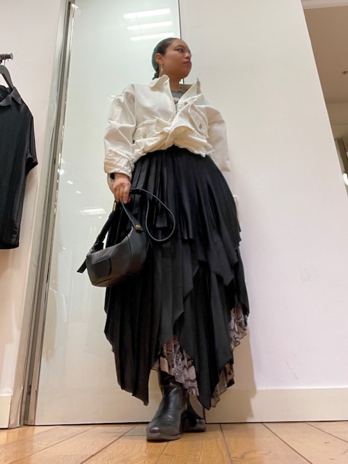 ALLSAINTS（オールセインツ） ワンピース DONATELLA 2-IN-1 MIDI DRESS