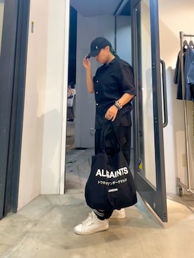 「ALLSAINTS（オールセインツ）のアイテム（帽子）」を使った、Vivienneさん（レディース・160cm）の秋コーディネート