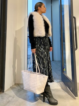 「ALLSAINTS（オールセインツ）のアイテム（その他アウター）」を使った、Vivienneさん（レディース・160cm）の冬コーディネート