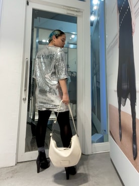 「ALLSAINTS（オールセインツ）のアイテム」を使った、Vivienneさん（レディース・160cm）の冬コーディネート