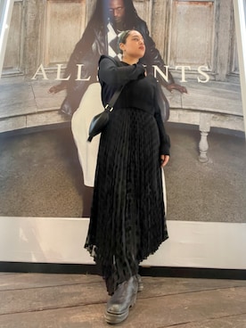 「ALLSAINTS（オールセインツ）のアイテム」を使った、Vivienneさん（レディース・160cm）の秋コーディネート