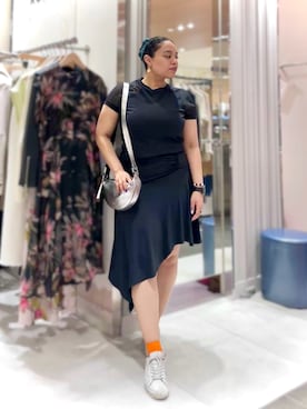 「ALLSAINTS（オールセインツ）のアイテム」を使った、Vivienneさん（レディース・160cm）の春コーディネート