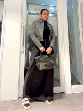 「ALLSAINTS（オールセインツ）のアイテム（その他アウター）」を使った、Vivienneさん（レディース・160cm）の春コーディネート
