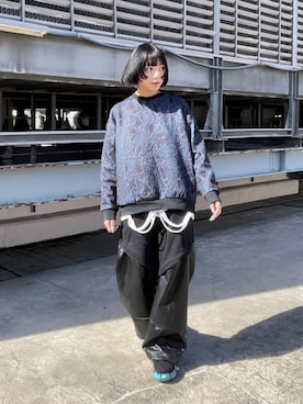 「gray」｜あおいさん（レディース・159cm）の秋コーディネート