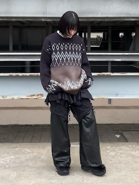 「tk.TAKEO KIKUCHI」｜あおいさん（レディース・159cm・20代）の秋コーディネート