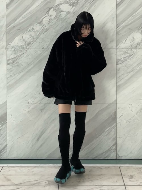 セール】スタンドフェイクファーブルゾン（ブルゾン）｜tk.TAKEO