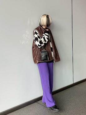 あおいさん（レディース・158cm）の冬コーディネート