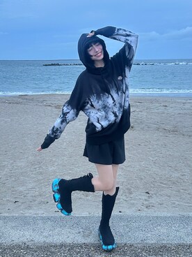 「grounds（グラウンズ）のアイテム」を使った、あおいさん（レディース・159cm）の秋コーディネート