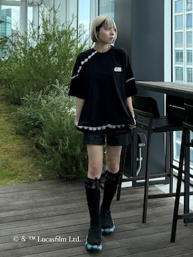 「tk.TAKEO KIKUCHI」｜あおいさん（レディース・159cm）の夏コーディネート