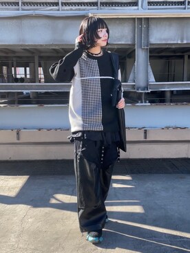 あおいさん（レディース・159cm）の冬コーディネート