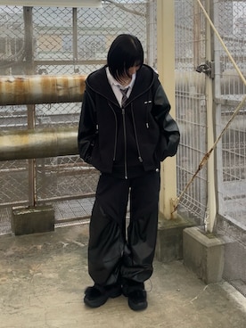 「tk.TAKEO KIKUCHI（ティーケータケオキクチ）のアイテム（トップス）」を使った、あおいさん（レディース・159cm）の秋コーディネート