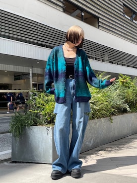 「tk.TAKEO KIKUCHI（ティーケータケオキクチ）のアイテム（トップス）」を使った、あおいさん（レディース・159cm）の秋コーディネート