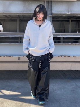 あおいさん（レディース・159cm）の冬コーディネート