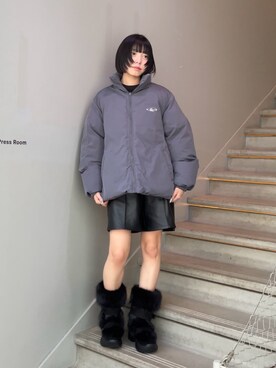「アイテム（ブルゾン）」を使った、あおいさん（レディース・159cm・20代）の秋コーディネート
