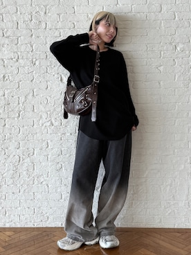「tk.TAKEO KIKUCHI（ティーケータケオキクチ）のアイテム」を使った、あおいさん（レディース・159cm）の夏コーディネート