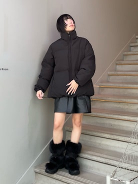 「アイテム（ブルゾン）」を使った、あおいさん（レディース・159cm・20代）の秋コーディネート