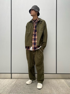 「CONVERSE TOKYO（コンバーストウキョウ）のアイテム（帽子）」を使った、wataruさん（メンズ・178cm）の秋コーディネート
