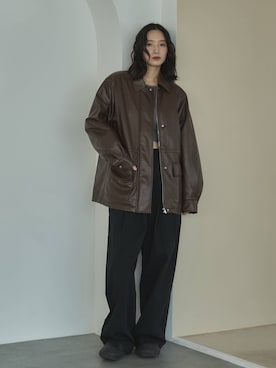 「アイテム（その他アウター）」を使った、feepurさん（レディース・168cm）の秋コーディネート