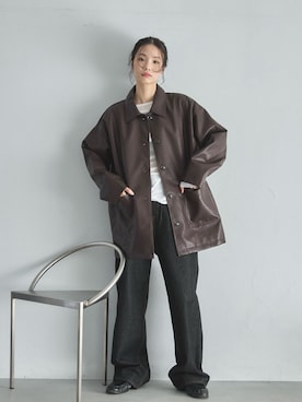 「アイテム（その他）」を使った、feepurさん（レディース・168cm）の冬コーディネート