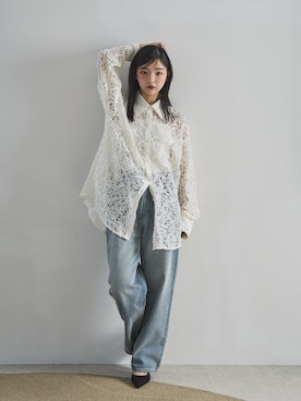 「オケージョン」｜「アイテム（その他）」を使った、feepurさん（レディース・158cm）の春コーディネート