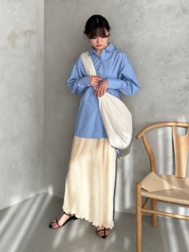 「feepur（フェピュール）のアイテム（スカート）」を使った、feepurさん（レディース・160cm）の春コーディネート