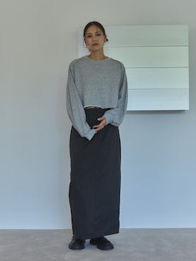 「アイテム（スウェット）」を使った、feepurさん（レディース・165cm）の夏コーディネート