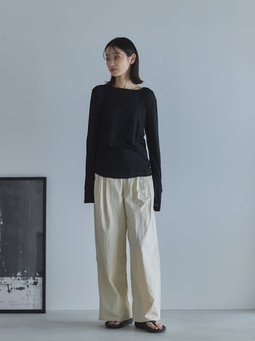tシャツ タンクレイヤードシアーロンT「セット販売」 レディース Didot.showroom tシャツ タンクレイヤードシアーロンT「セット