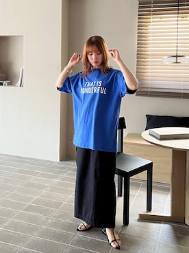 「カーゴスカート」｜「アイテム（その他）」を使った、feepurさん（レディース・154cm）の夏コーディネート