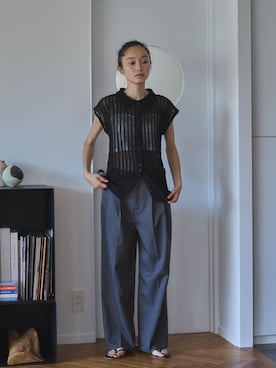 「アイテム（キャミソール）」を使った、feepurさん（レディース・161cm）の夏コーディネート