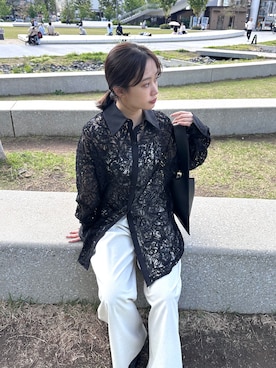 「feepur（フェピュール）のアイテム（パンツ）」を使った、feepurさん（レディース・153cm）の春コーディネート