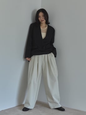 「アイテム（その他トップス）」を使った、feepurさん（レディース・168cm）の秋コーディネート