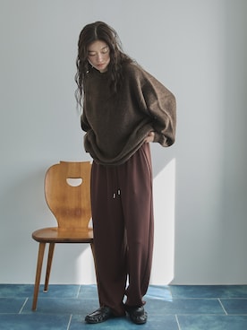 「アイテム（ニット/セーター）」を使った、feepurさん（レディース・171cm）の秋コーディネート