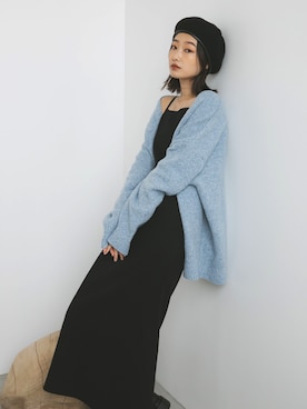 「feepur（フェピュール）のアイテム（ワンピース/ドレス）」を使った、feepurさん（レディース・169cm）の秋コーディネート